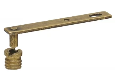 Петля декоративная торцевая, отделка бронза античная