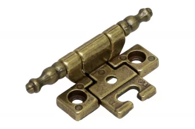 Петля декоративная врезная, отделка бронза античная