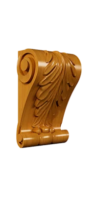 Резьбовой элемент опоры Папоротник, коллекция Ника