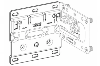 Подвеска каркаса усиленная, правая