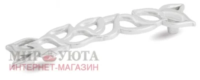 Ручка-скоба 128мм серебро Венецианское: WMN.688.128.00M5