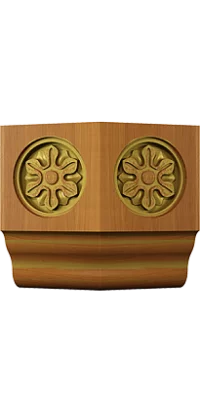 Накладка на ФН фигурный внешний угол 135, коллекция Ника