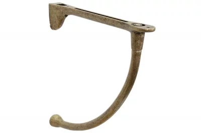 Менсолодержатель "Изогнутый", отделка бронза, комплект 2 штуки