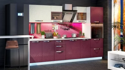 Кухонный гарнитур длиной - 300 см (с пеналом ПБ)