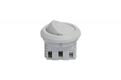 Выключатель врезной 10А, 250В, отделка серая