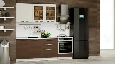 Кухонный гарнитур длиной - 210 см (со шкафом НБ)