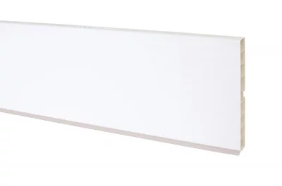 0419 Цоколь ПВХ H.120, L=4000, белый