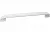 Ручка-скоба 224-192мм, отделка белый глянец