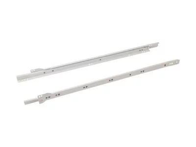 Направляющие роликовые Firmax длина 550 мм, белые, RAL9003, (4 части)