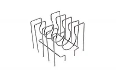 Набор держателей для 4 крышек, отделка хром глянец