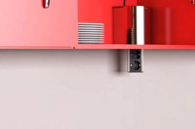 Корпус для внутренней установки модульного блока ELEVATOR, отделка сталь нержавеющая/чёрный