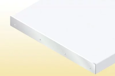 Профиль торцевой для столешниц Н60, левый, алюминий анодированный