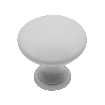 Ручка-кнопка TERNI, блестящий белый GTV GZ-TERNI-1-10