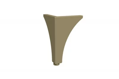 Ножка декоративная Флоренция, h.250, отделка золото (перламутр)