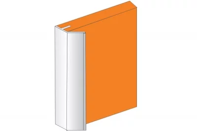 Профиль-ручка под пропил, для ДСП18, алюминий, L=4м