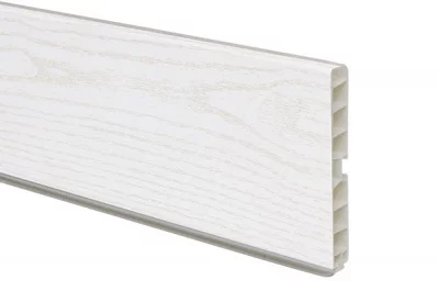 14 Цоколь ПВХ H.100, L=4000, ясень структурный