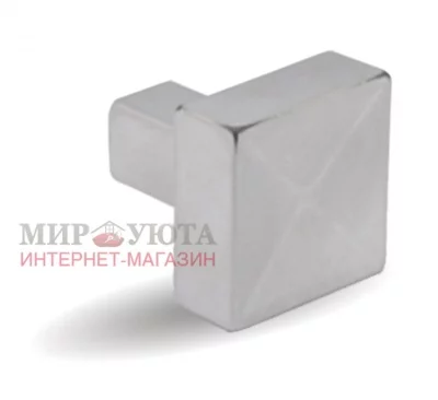 TRIBAL Ручка-кнопка хром матовый: A-1272.G6