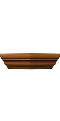 Накладка на ФВ фигурный внешний угол 135, коллекция Ника