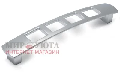 QUADRA Ручка-скоба 128мм хром матовый: RR0808/128