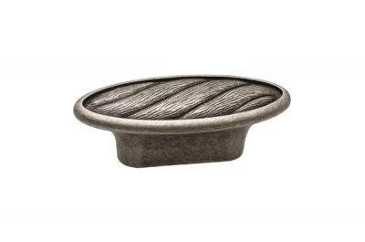 Ручка-скоба 32мм, отделка серебро старое