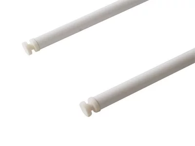 Рейлинг продольный Firmax глубина 500 мм белый, (2 рейлинга + 2 крепления)