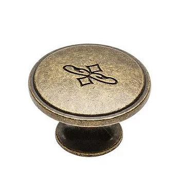 GTV: Ручка-кнопка мебельная OLBIA, старое золото GZ-OLBIA-1-04