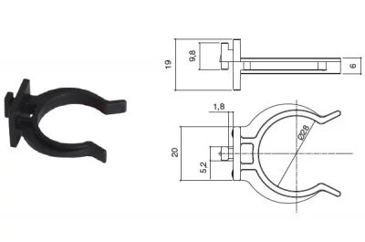 Комплект угловых элементов для цоколя ПВХ H.150, ольха