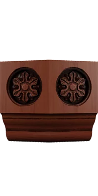 Накладка на ФН фигурный внешний угол 135, коллекция Наяда