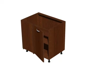 Угловая тумба под мойку (с фальшпанелью) 900*560*720 Угловая тумба под мойку (с фальшпанелью) 900*560*720