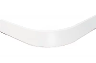 0419 Закругление для цоколя ПВХ Н.150, белый (под покраску)