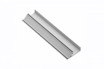 GTV: Алюминиевый профиль GLAX торцевой, односторонний, цвет серебро, для ДСП 16мм (цена за 3 метра) PA-GLAXNBJ3M16-AL