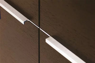 Ручка врезная 1196мм, отделка сталь шлифованная