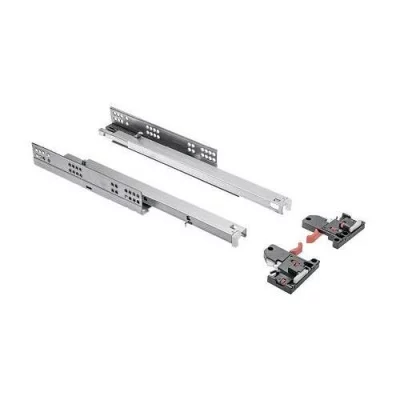 GTV: Направляющая нижнего монтажа Modern Slide с доводчиком полное выдвижение 300мм 25кг 3D регулировка GTV PB-3D0SHX18-300-H