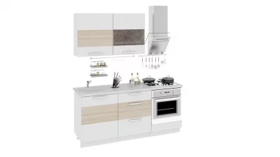 Кухонный гарнитур длиной - 180 см (со шкафом НБ)