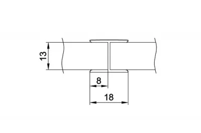 72 Стык для цоколя ПВХ, L=4000, венге Эльба