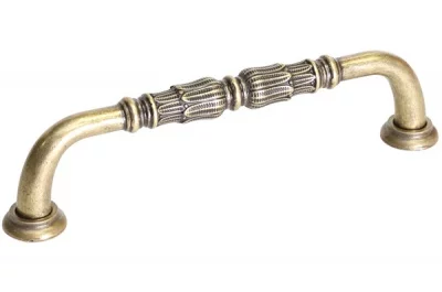 Ручка-скоба 128мм, отделка бронза английская