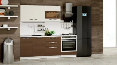 Кухонный гарнитур длиной - 210 см (со шкафом НБ)