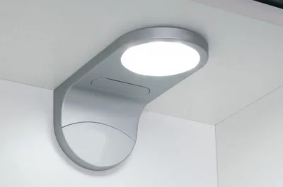 Комплект из 3-х светильников LED Angolo, 6500K, отделка серебро матовое