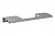 Ручка-скоба L.200мм, отделка сталь шлифованная