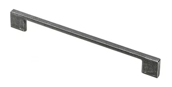 GTV: Ручка мебельная UZ 819 C=192, античная серебро UZ-819192-07