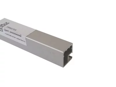 FIRMAX Профиль фасадный алюм. 21х19 мм (PK0.TBM/R19*21), анод. серебро мат., L=6000
