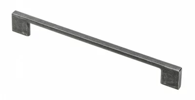 GTV: Ручка мебельная UZ 819 C=192, античная серебро UZ-819192-07