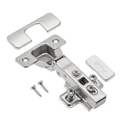 GTV: Петля накладная GTV Prestige самозакрывающаяся с евро шурупом ZM-ECHC09ZEO