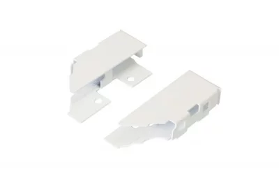 Комплект креплений для задней стенки H.90 из ДСП 16мм, отделка белая (открытый)