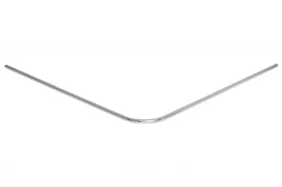 Поручень угловой 90", отделка хром глянец