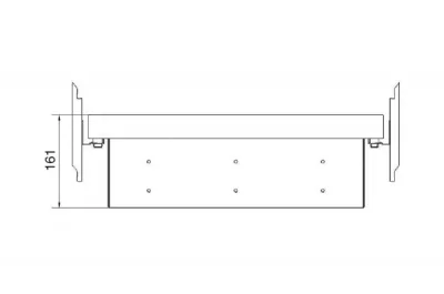Поддон Н=151, для рамки в базу 830, арабика