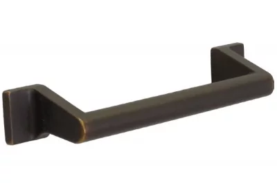 Ручка-скоба 128мм, отделка бронза античная темная