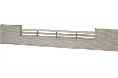 0100 Решётка вентиляционная для цоколя ПВХ H.100, L=600, под рифлёный алюминий NEW
