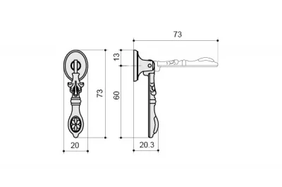 Bosetti: Ручка металлическая классическая - 21802Z06000.07