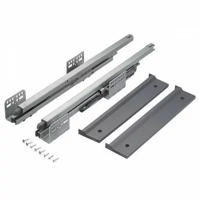 GTV: Вешалка для брюк WG-WSPOD60-60 графит, с доводчиком, полного выдвижения: WG-WSPOD60-60